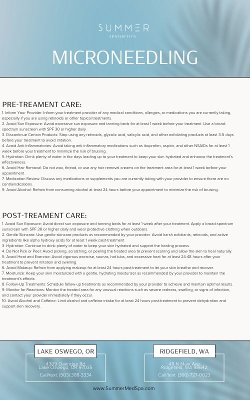 pre and post care microneedling
